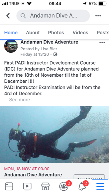 First PADI IDC Course with Andaman Dive Adventure Lanta on Koh Lanta