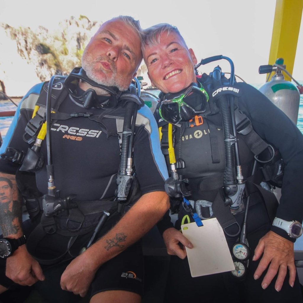 Brian and Mona are our regular Swedish divers